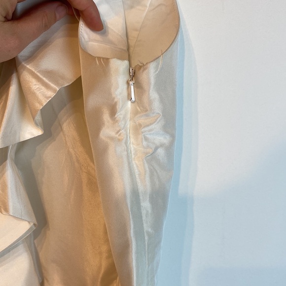 Silk Ruffle Front Blouse - Picture 5 of 6